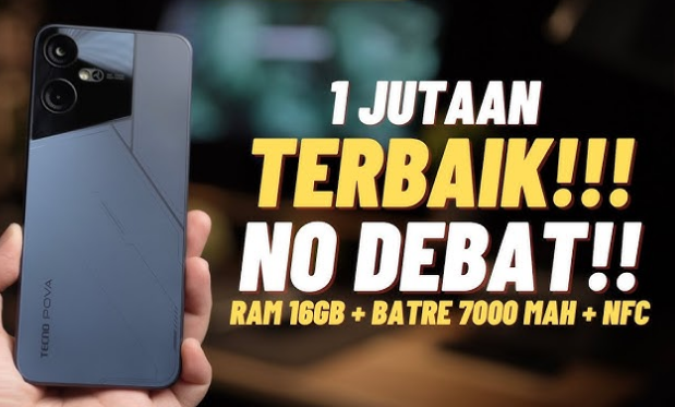 5 Rekomendasi HP 1 Jutaan dengan RAM Besar