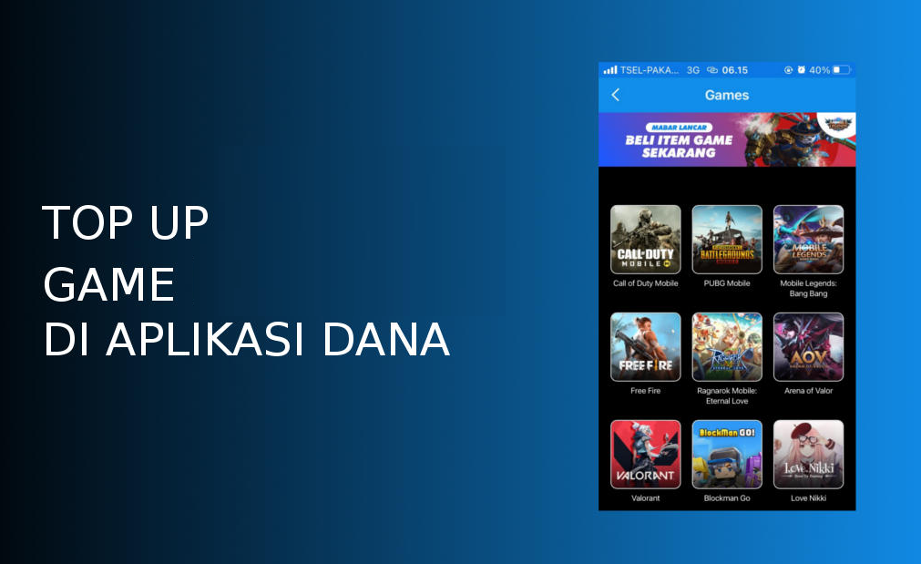 Cara Top Up Game di DANA Lebih Mudah dan Murah, Simak!