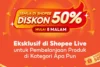 Tips Mendapatkan Voucher di Shopee Live, Gratis Ongkir dan Diskon 50 Persen Terbaru