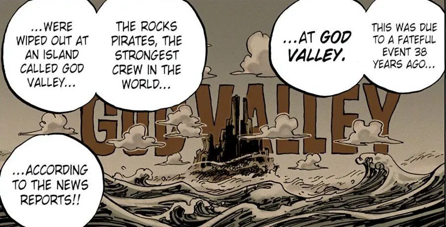 Spoiler One Piece 1096: Tokoh-Tokoh Legendaris yang Terlibat dalam Insiden God Valley