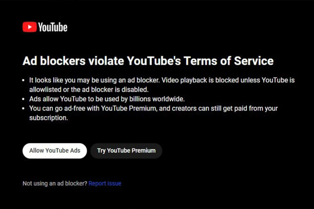 YouTube Mulai Blokir Pengguna AdBlock