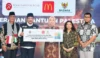 McDonald's Indonesia memberikan sumbangan untuk Palestina. (instagram @mcdonalsid)