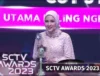 Cut Syifa salah satu penerima penghargaan SCTV Awards 2023.