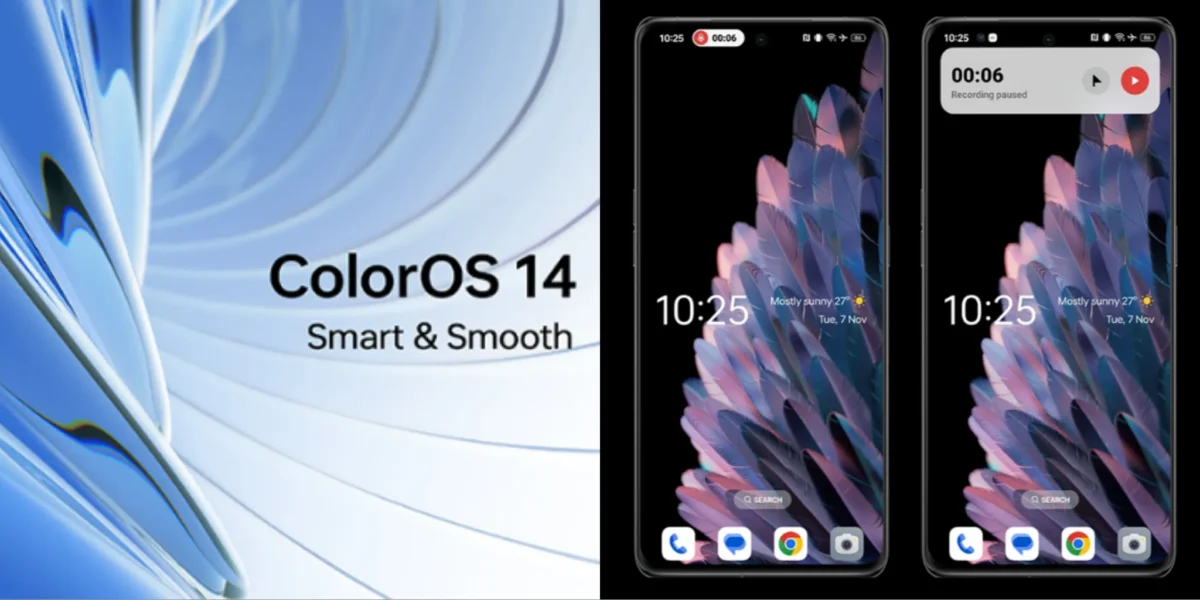 Cek Update Oppo ColorOS 14, Apa Saja yang Menarik? Berikut Infonya/ Kolase Oppo.com