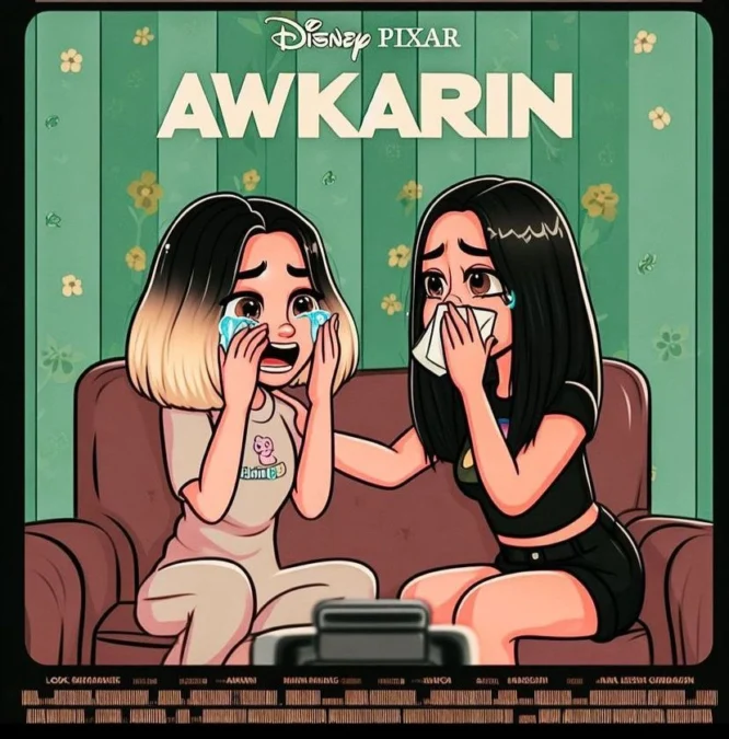 Membuat Foto Seperti Kartun, Ini Langkah Pembuatan AI Disney (ilustrasi: Akun Instagram @narinkovilda)