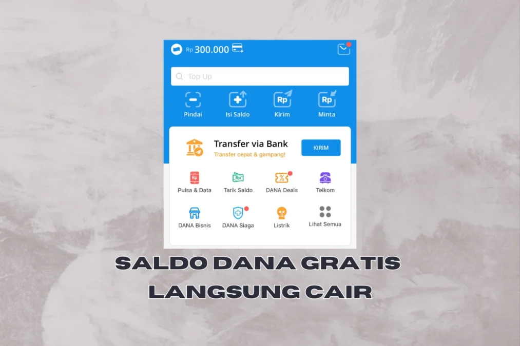 Klaim Keuntungan Saldo DANA Hanya dengan Link Kaget Ini