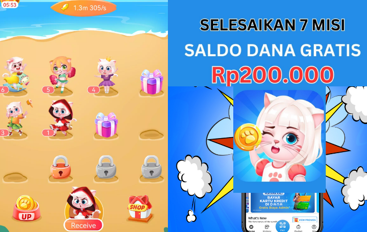 Cuman Login Dapet Saldo DANA Gratis Rp200.000