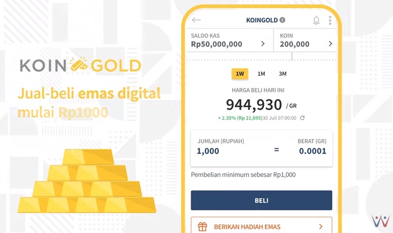 Rekomendasi investasi emas paling aman.