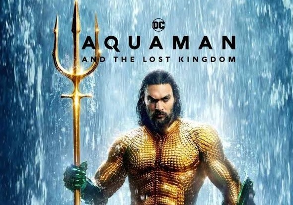 Film Aquaman and the Lost Kingdom yang mulai tayang hari ini di bioskop.