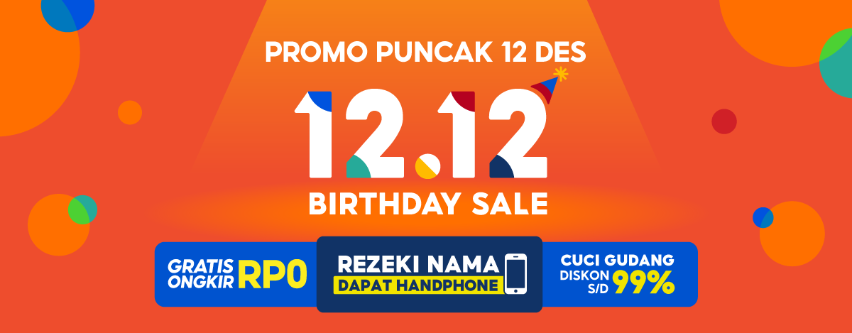 Shopee birthday sale 12.12