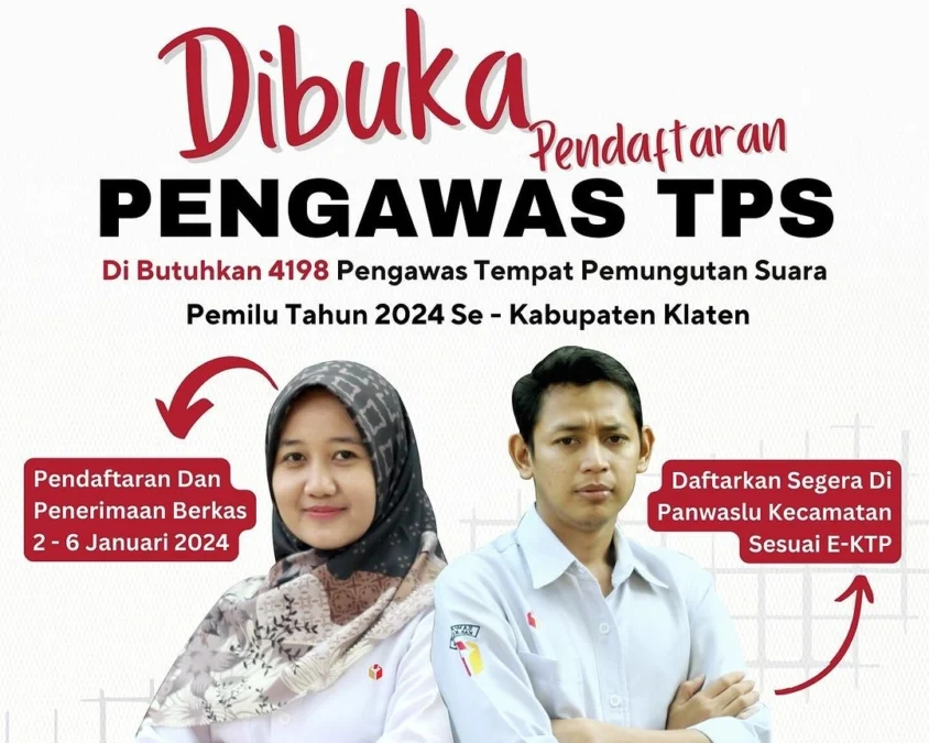 Pendaftaran Pengawas TPS Pemilu 2024 Segera Dibuka, Cek Besaran Gaji Pengawas TPS Pemilu 2024 Berikut Ini/ Instagram @bawaslukabklaten