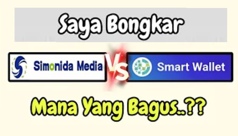 Aplikasi Penghasil Uang yang Sedang Viral, Aplikasi Simonida Media VS Smart Wallet, Mana Uang Bagus??