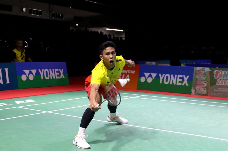 Saut Rebut Gelar Juara Usai Tundukkan Alvin dengan Dua Gim Langsung