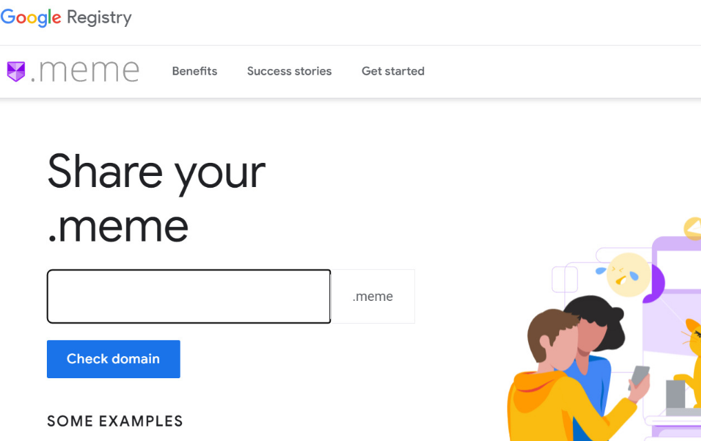 Cara Beli Domain Meme yang Resmi Dirilis Oleh Google, Cocok Buat Website Lucu