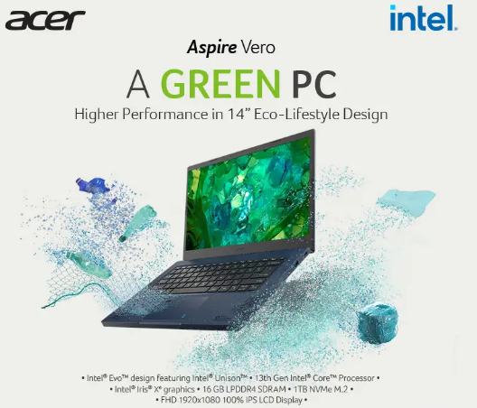 Acer pamerkan Laptop Terbarunya Laptop Acer Aspire Vero 16 di pameran spektakuler