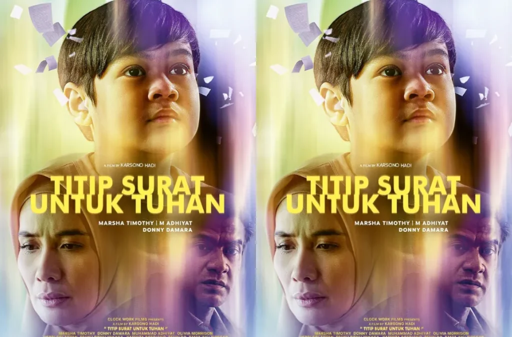 Poster Film Titip Surat Untuk Tuhan/ Kolase Instagram @clockworkfilmsofc