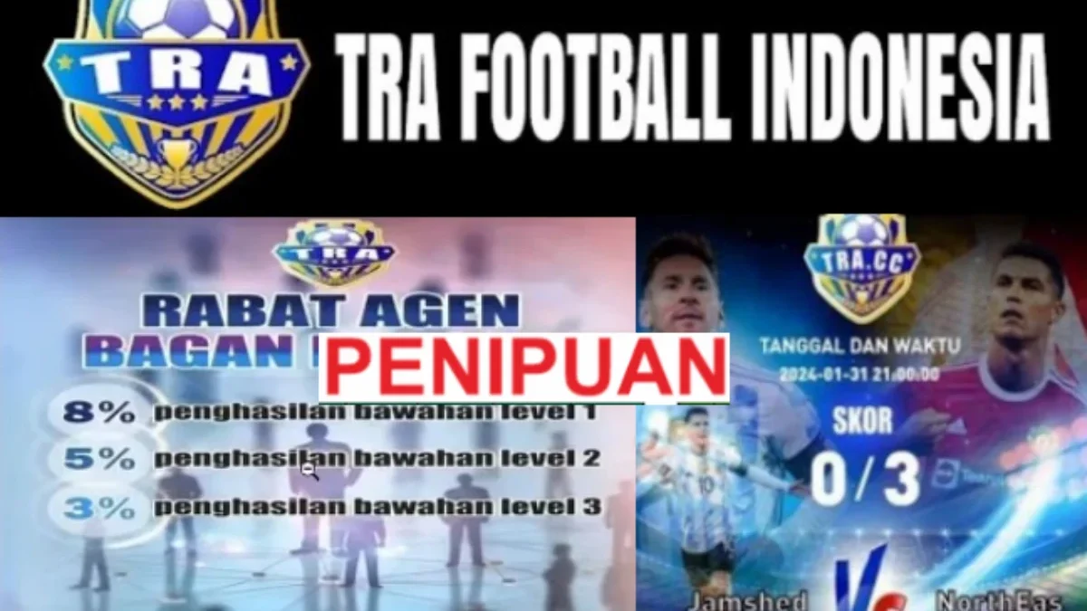 Skema Ponzi di Balik Tebak Skor Bola TRA Football yang Terbukti Scam Hari Ini !!!