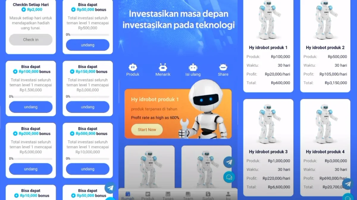 Apakah Aplikasi Hy Idrobot Scam atau Penipuan? Berikut Faktanya