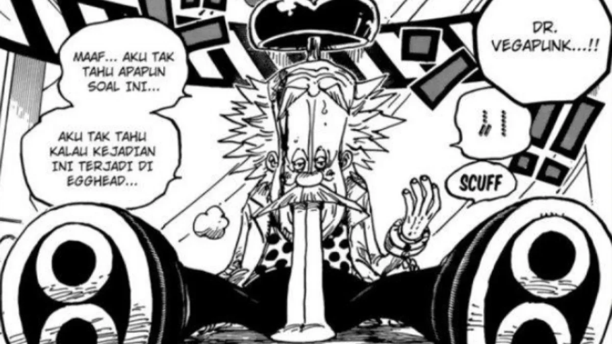 Spoiler One Piece Chapter 1109: Vegapunk Ungkap Penelitian Poneglyph dan Nika