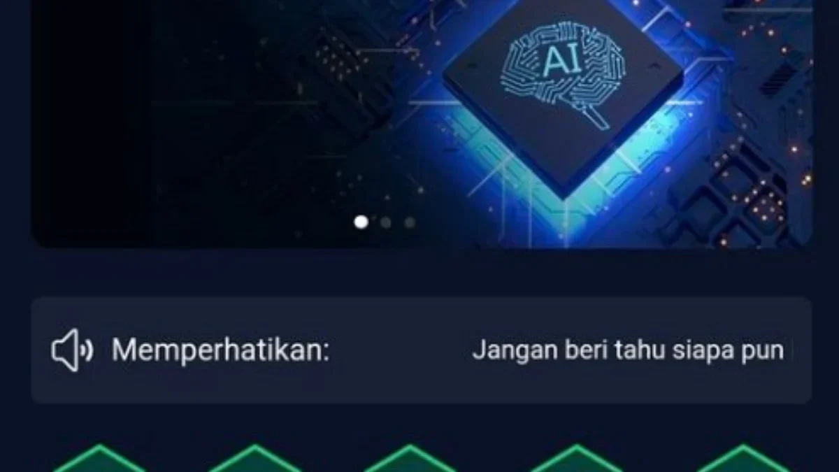 penampakan website aplikasi Chatsvip