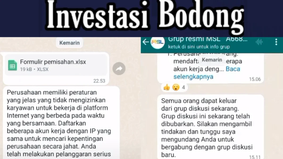 Aplikasi MSL Sudah Scam! Semua Member Dipecat, Ini Penjelasannya