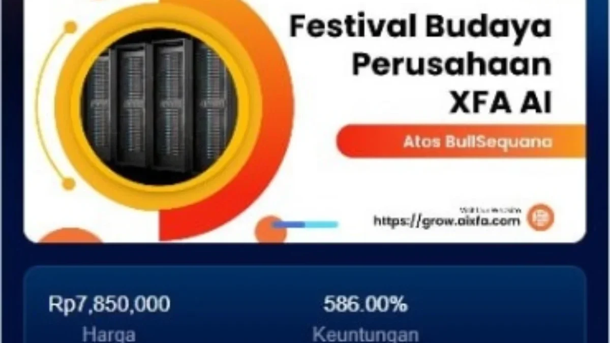 Event Festival Budaya Perusahaan Aplikasi XFA AI yang sedang digelar.