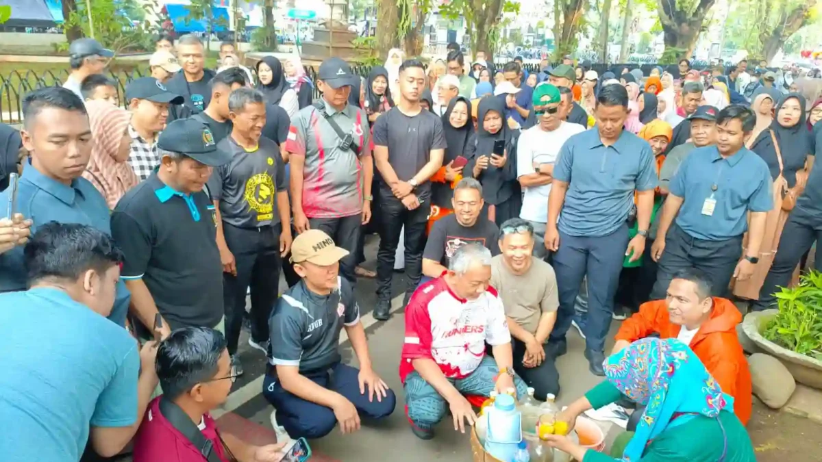 Jalan Pagi di Situ Buleud, Ahmad Syaikhu Bicara Soal UMKM, Kesehatan hingga Pemilih Pemula