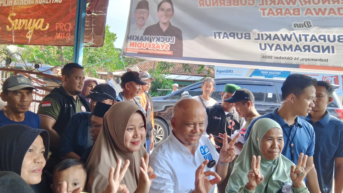 Lucky Hakim dan Ilham Habibie Kampanye di Cantigi, Tegaskan Komitmen Bangun Wilayah Industri 