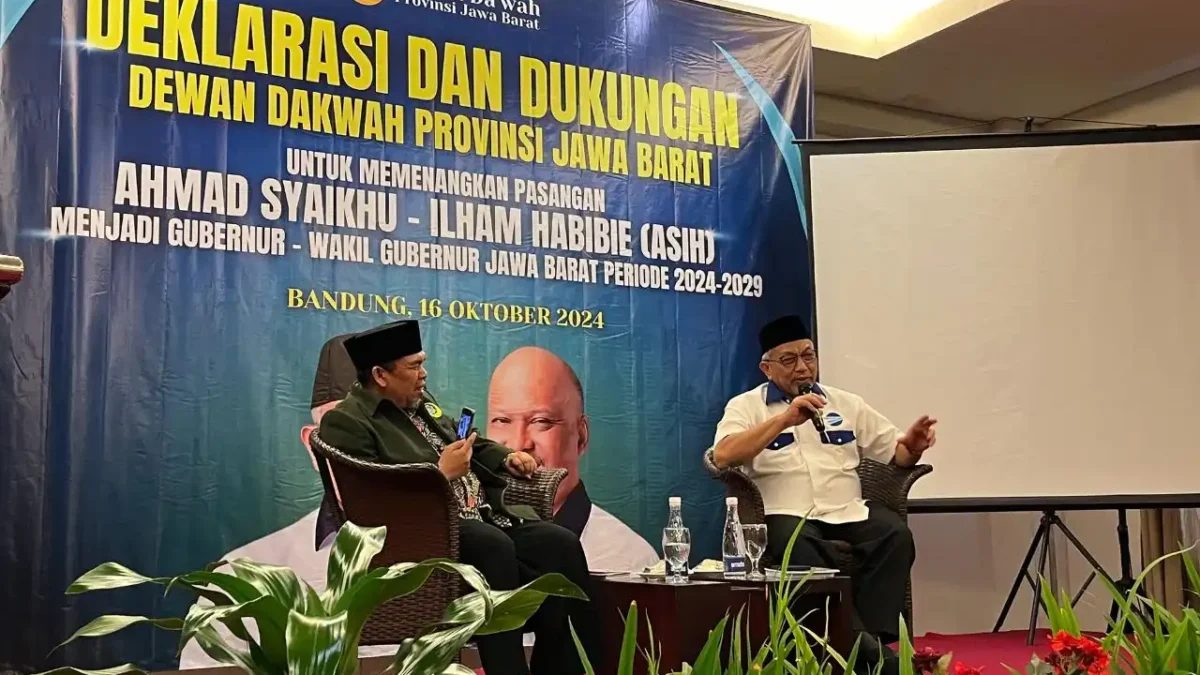 Punya Visi Misi Jelas Majukan Jabar, DDII Deklarasi Dukung Pasangan ASIH