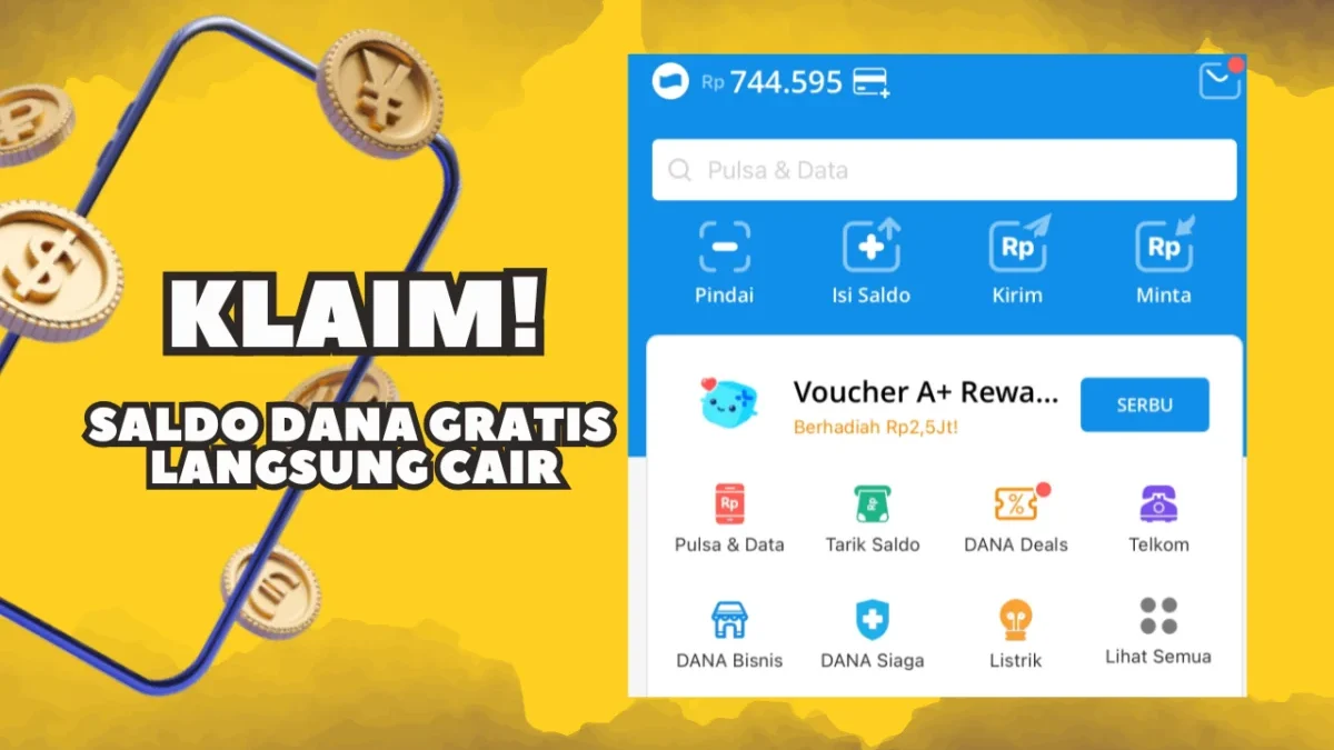 Klaim LINK DANA KAGET 1 November 2024, Cair Saldo Gratis Hingga Rp 350.000-an!