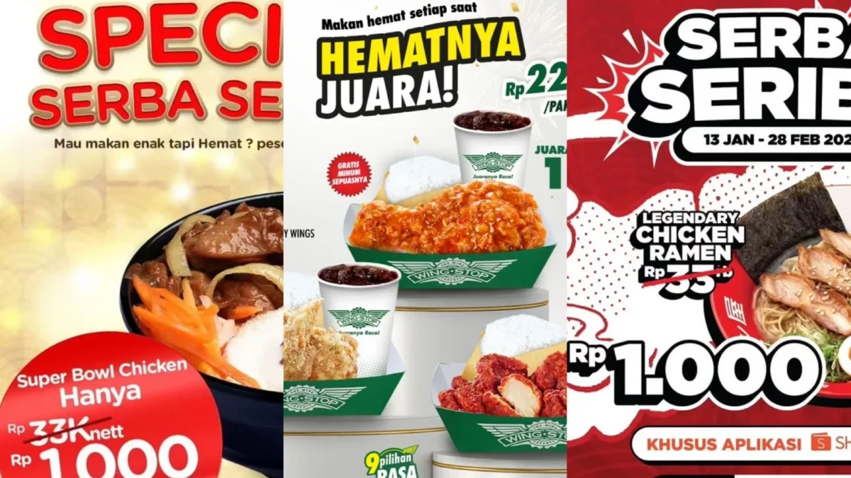 Promo Januari 2025, Klaim Makan Enak di HokBen, RAMEN YA!, & Wingstop