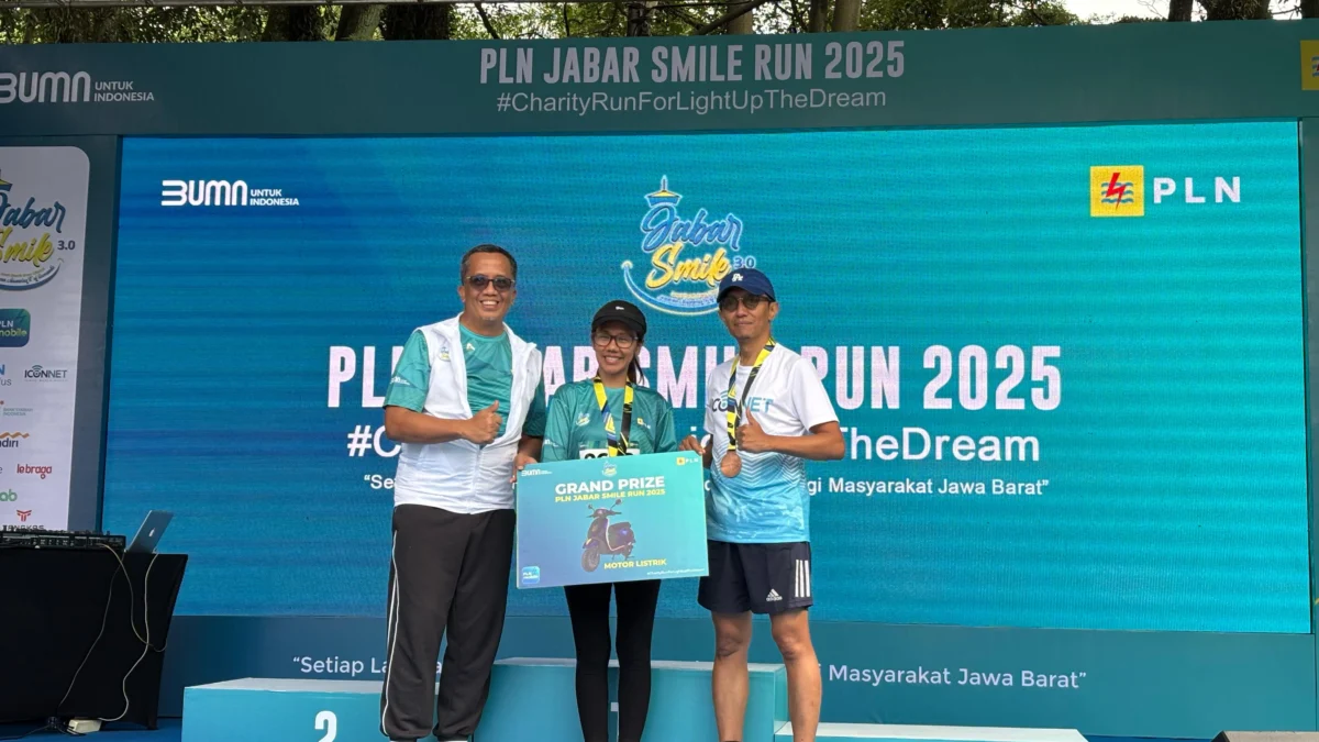 PLN Icon Plus Sukses Dukung Gelaran PLN Jabar Smile Run 2025, Ajang Charity dalam Fun Run Activity.