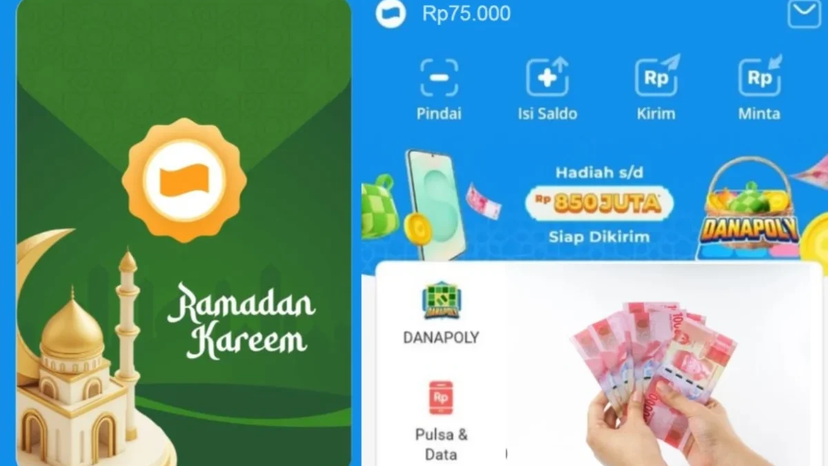 Amplop THR saldo Gratis dari DANA kaget.