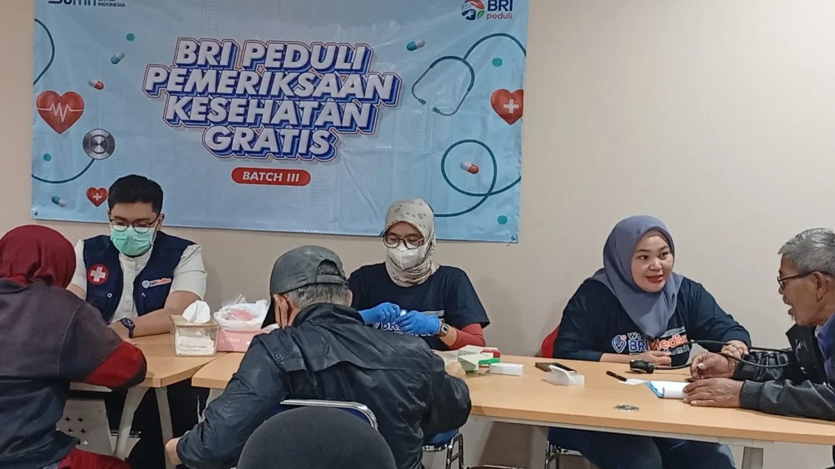 BRI RO Bandung Gelar Pemeriksaan Kesehatan Gratis di Tiga Kota, Dukung SDGs 3 untuk Kesejahteraan Masyarakat