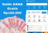 Login Aplikasinya, Rp 100 Ribu Saldo DANA Gratis Siap Cair