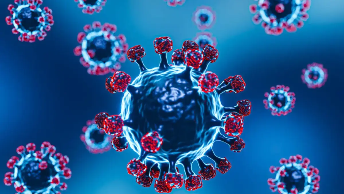 Ilustrasi virus Covid-19