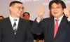 Potret Anthoni Salim bersama putranya