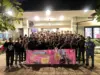 Suasana kemeriahan Booth Honda kolaborasi unik Scoopy x Paddy, yang menampilkan motor Honda Scoopy dengan sent
