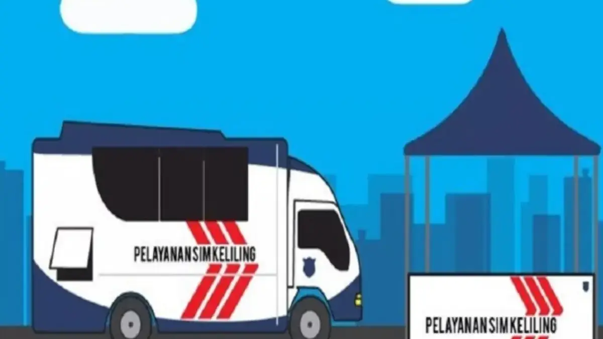 Catat! Syarat dan Biaya Perpanjangan SIM di Layanan SIM Keliling ilustrasi mobil SIM Keliling Kota Bandung