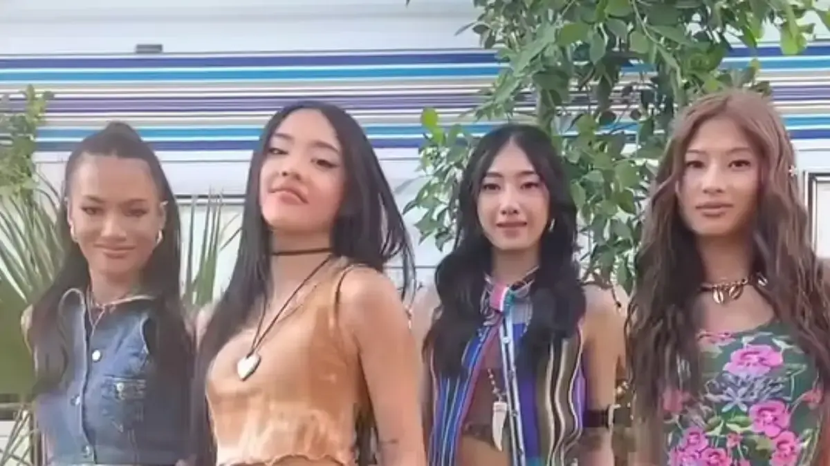 Bikin Bangga! No Na Siap Guncang Panggung HITC New York 2025 Tangkapan layar No Na saat cover dance