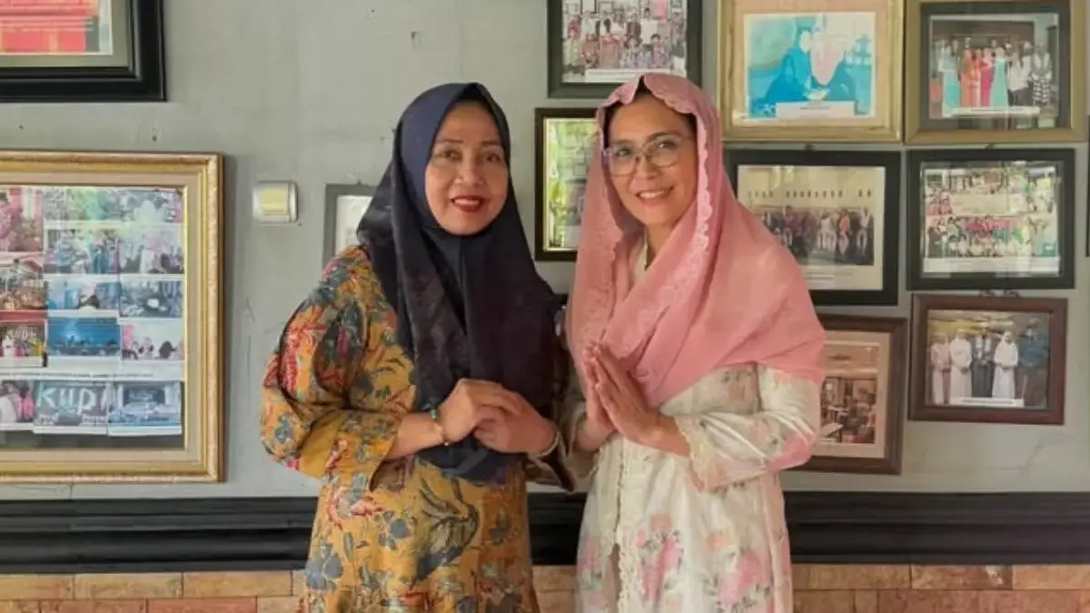 Potret Rieke Diah Pitaloka saat hadir dalam sebuah acara