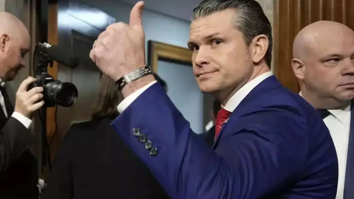 Menteri Pertahanan (Menhan) AS, Pete Hegseth menemui Presiden Trump di Gedung Putih saat konflik Iran-Israel