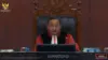 Tangkapan layar suasana sidang gugatan UU TNI