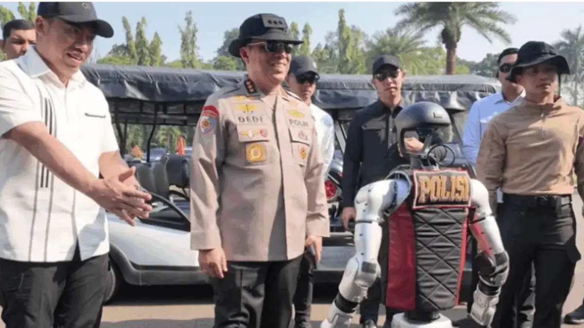 Polri Perkenalkan Robot Canggih di HUT Bhayangkara ke-79, Tampilkan Inovasi Teknologi Keamanan