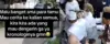 Kolase foto pengantin pingsan akibat dekor tak sesuai