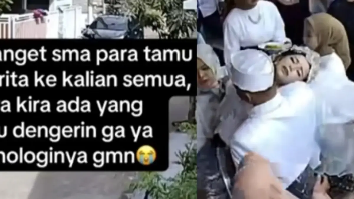 Viral Pengantin Pingsan usai Dekorasi Pernikahan Tak Layak, Padahal Bayar Rp30 Juta Kolase foto pengantin pingsan akibat dekor tak sesuai
