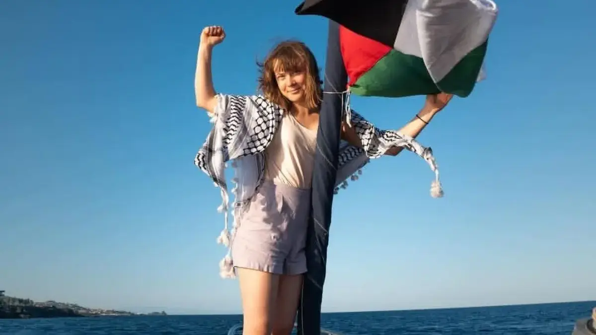 3 Tokoh dunia yang berada di Kapal Madleen Menuju Gaza Palestina Greta Thunberg di Kapal Madleen menuju Gaza