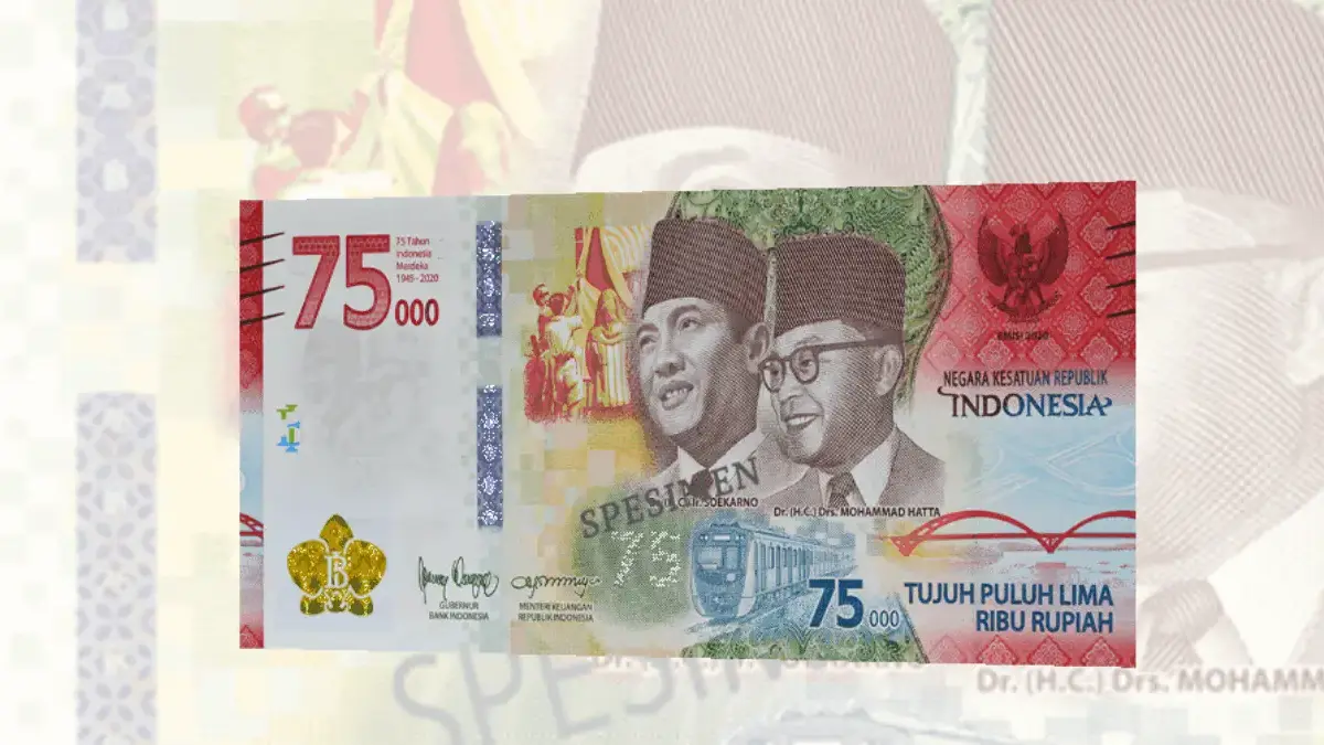 Harga Uang 75 Ribu Rupiah di Pasar Kolektor Capai Rp45 Juta? Begini Cara Jualnya