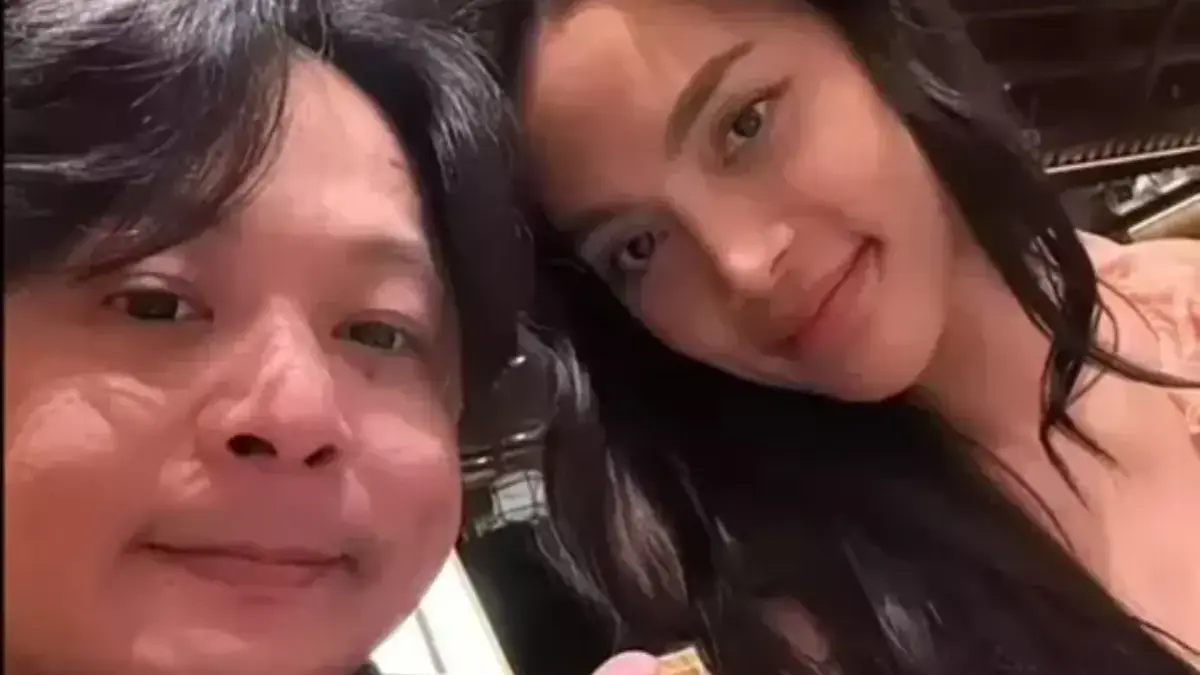 Tangkapan layar potret DJ Bravy bersama Erika Carlina