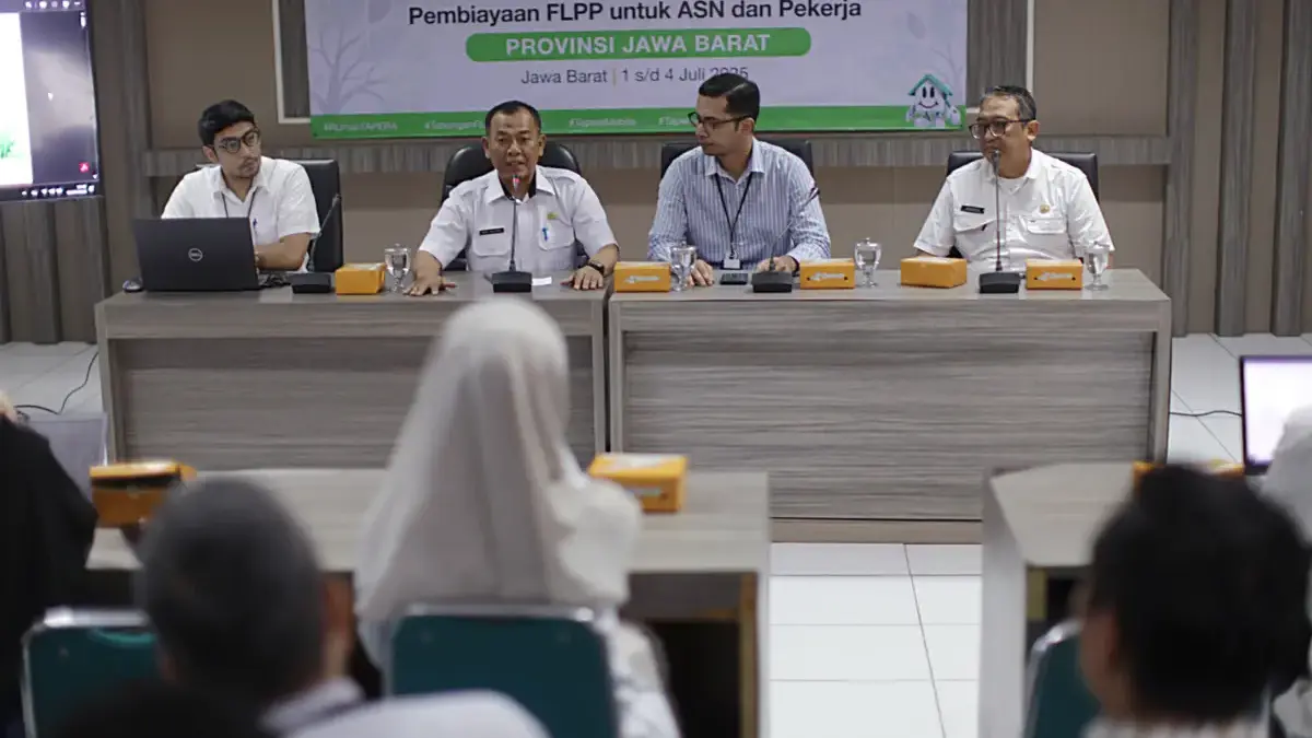 Bank BJB, BP Tapera dan Disnaker Kab Bogor melakukan sosialisasi FLPP